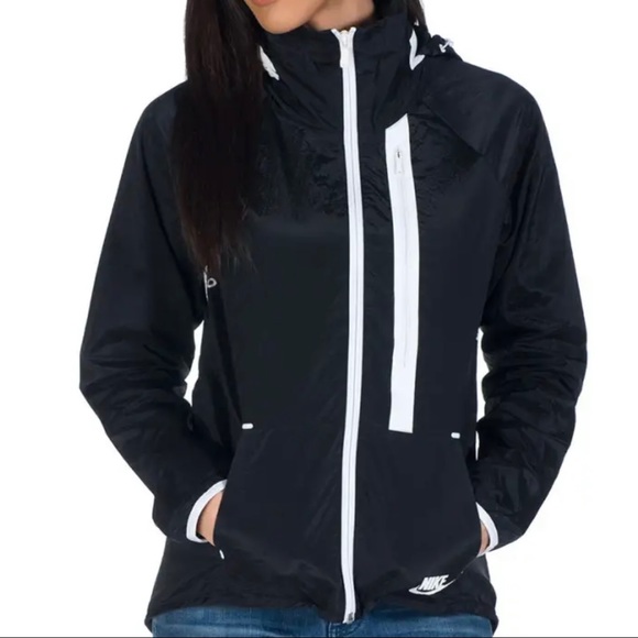 Nike Jackets & Blazers - Nike Aeroshield Moto Cape Black Tech Jacket-XS